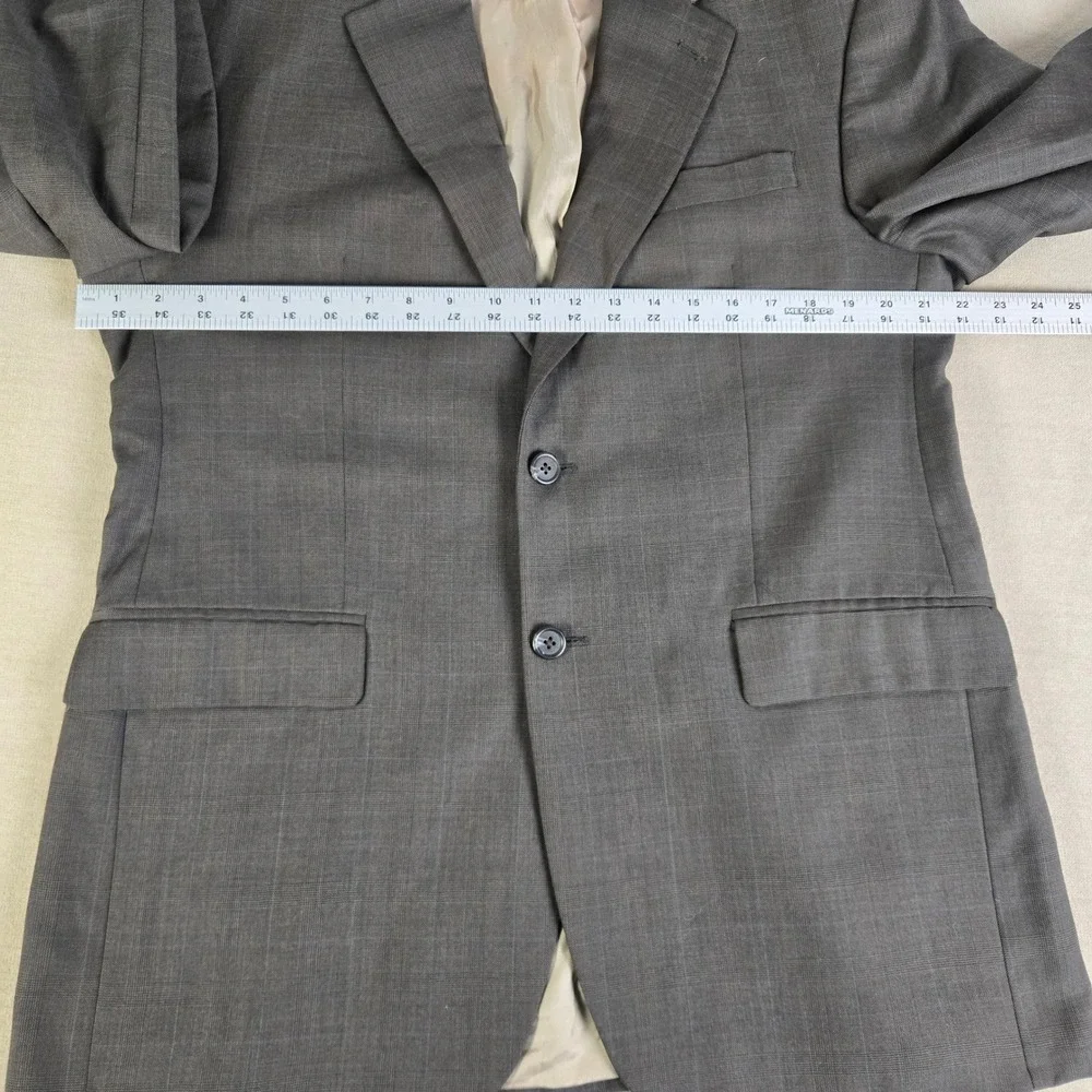 Ralph Lauren Men's Wool Glen Plaid Blazer Jacket Gray Green Blue‎ Size 42R